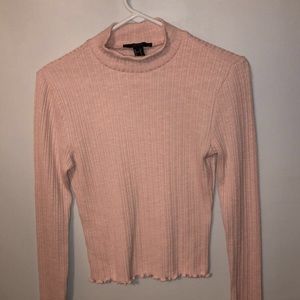 Long sleeve baby pink turtle neck